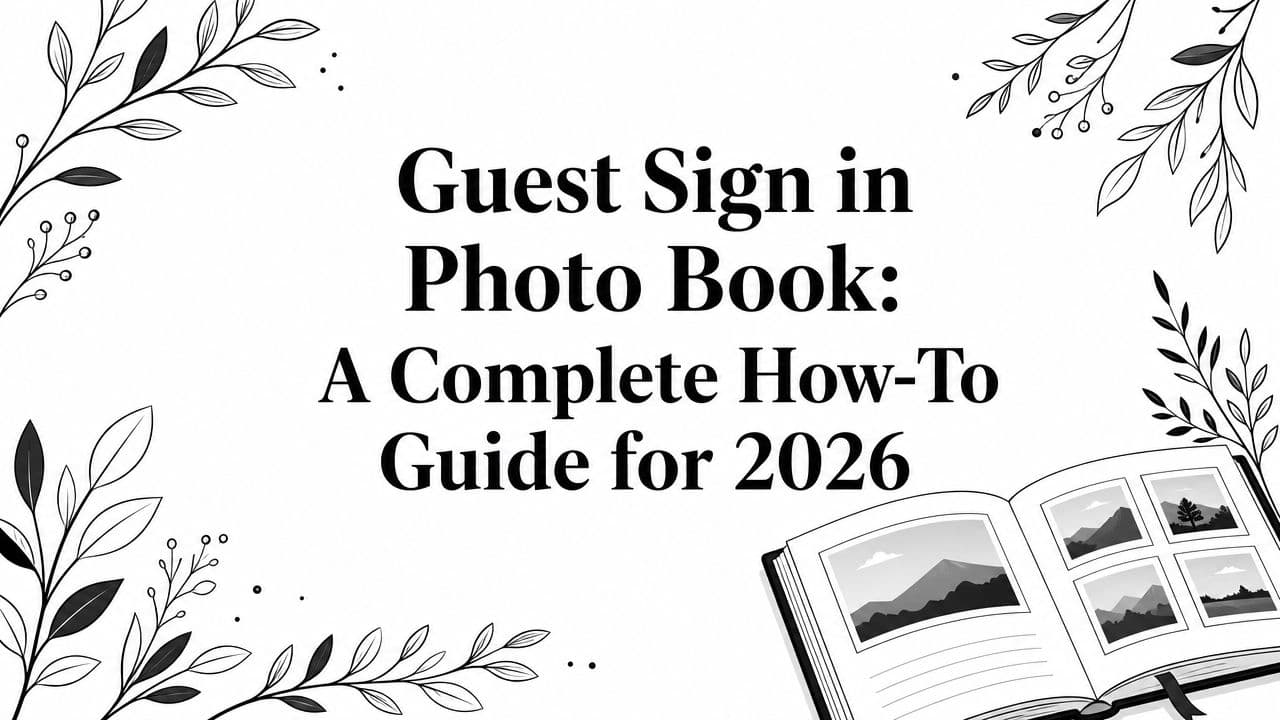 Guest Sign in Photo Book: A Complete How-To Guide for 2026