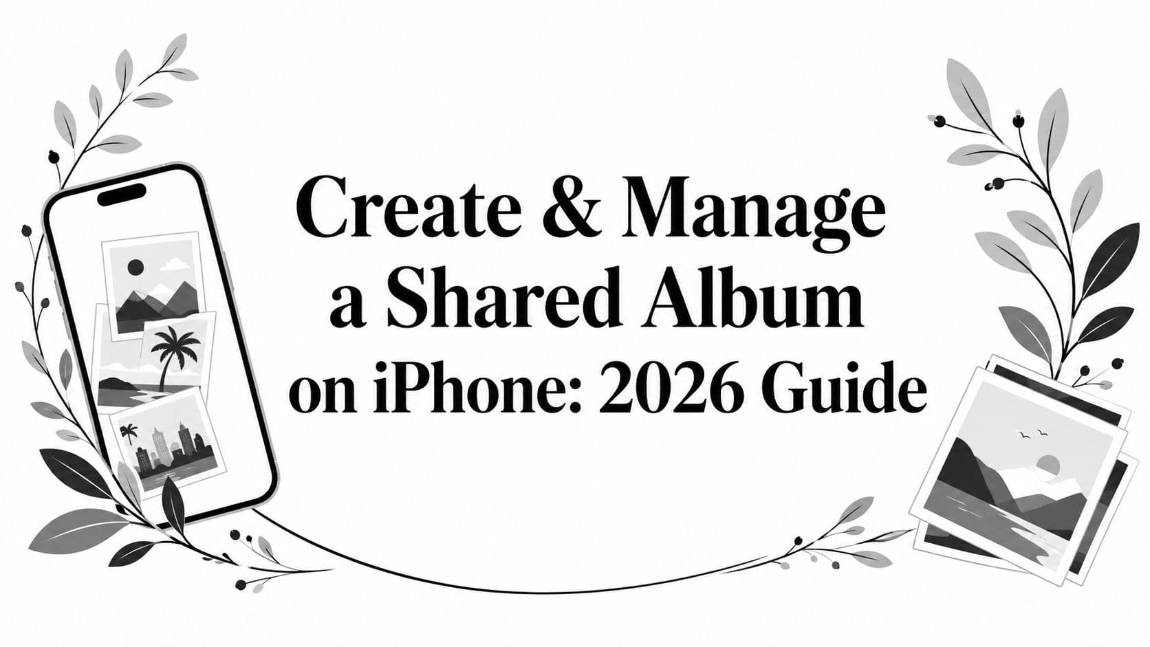 Create & Manage a Shared Album on iPhone: 2026 Guide