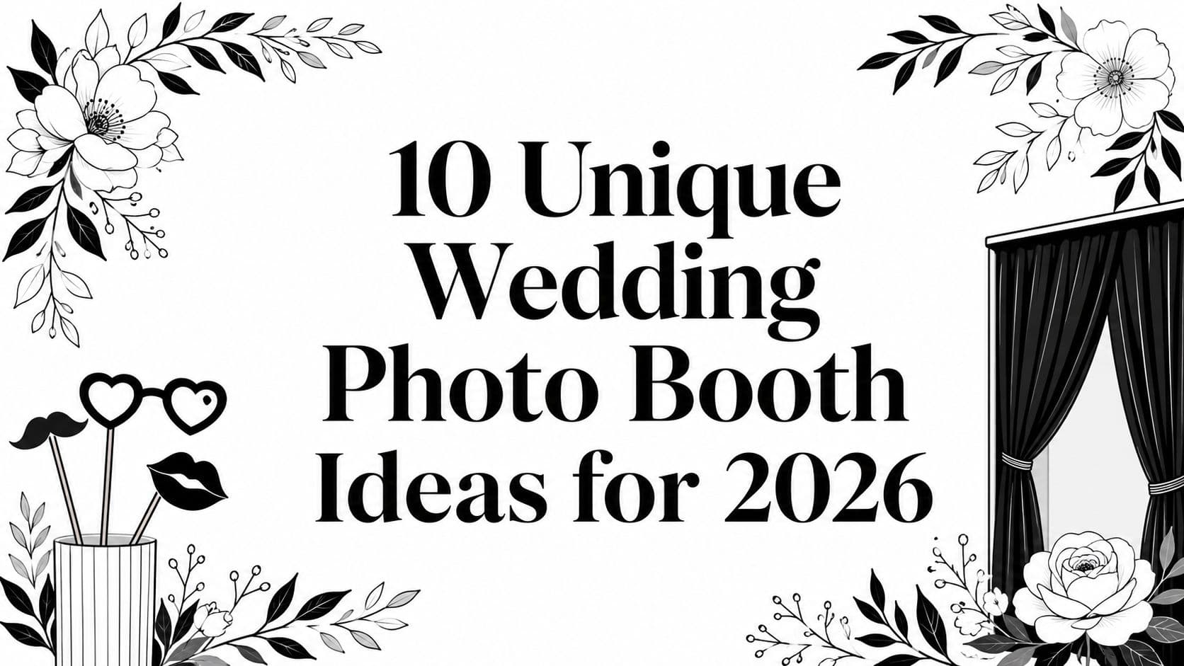 10 Unique Wedding Photo Booth Ideas for 2026